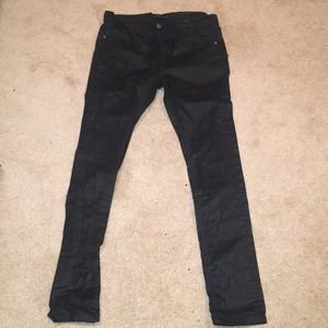 Zara Man Waxed denim